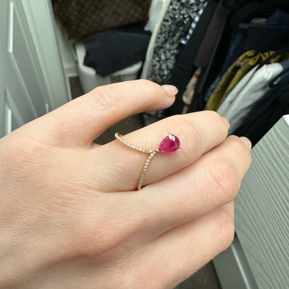 Rose Gold Greek Ring - Picture 3 of 4